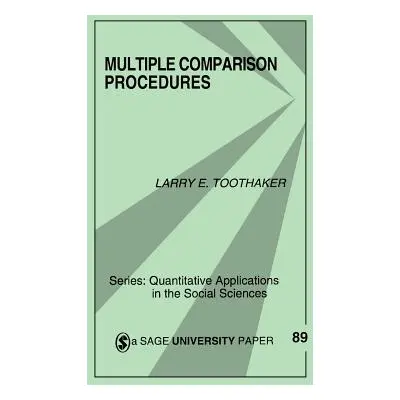 "Multiple Comparison Procedures" - "" ("Toothaker Larry E.")(Paperback)