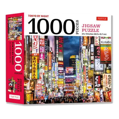 "Tokyo by Night - 1000 Piece Jigsaw Puzzle: Tokyo's Kabuki-Cho District at Night: Finished Size 