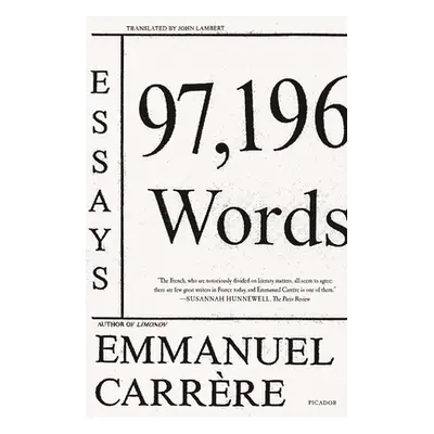 "97,196 Words: Essays" - "" ("Lambert John")(Paperback)