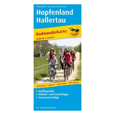 "Hopfenland - Hallertau, cycling map 1:100,000" - "" ("")(Sheet map, folded)