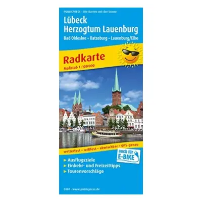 "Lubeck - Herzogtum Lauenburg, Bad Oldesloe - Ratzeburg" - "" ("")(Sheet map, folded)