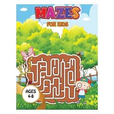 "Mazes for kids - Space: Maze Activity Book Ages 4-6 Amazing Rockets, Astronauts Workbook for Ga