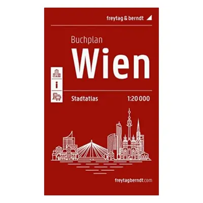 "Vienna, book plan 1:20,000, freytag & berndt" - "" ("")(Sheet map, folded)