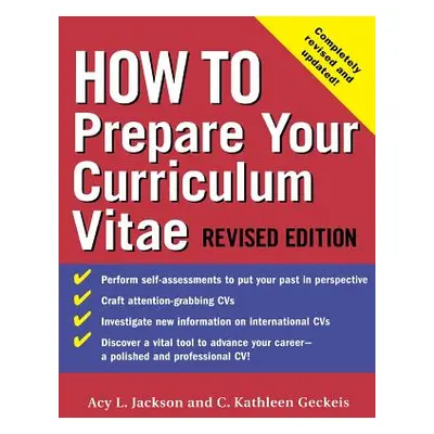 "How to Prepare Your Curriculum Vitae" - "" ("Jackson Acy")(Paperback)