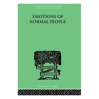 "Emotions of Normal People" - "" ("Marston William Moulton")(Paperback)