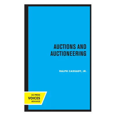 "Auctions and Auctioneering" - "" ("Cassady Ralph")(Paperback)