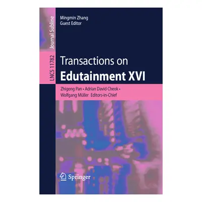 "Transactions on Edutainment XVI" - "" ("Pan Zhigeng")(Paperback)