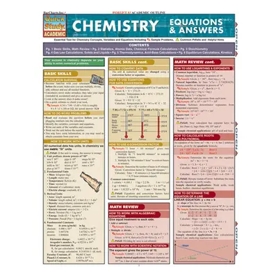 "Chemistry Equations & Answers" - "" ("Jackson Mark PhD")(Fold-out book or chart)