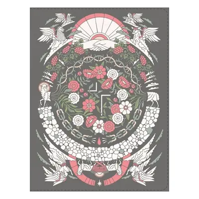 "The Jesus Bible Artist Edition, Niv, Leathersoft, Gray Floral, Comfort Print" - "" ("Passion")(