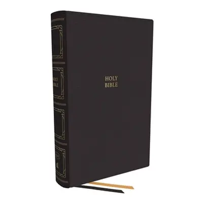 "Kjv, Paragraph-Style Large Print Thinline Bible, Leathersoft, Black, Red Letter, Thumb Indexed,