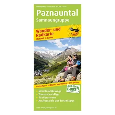 "Paznaun Valley - Samnaun Group, hiking and cycling map 1:35,000" - "" ("")(Sheet map, folded)