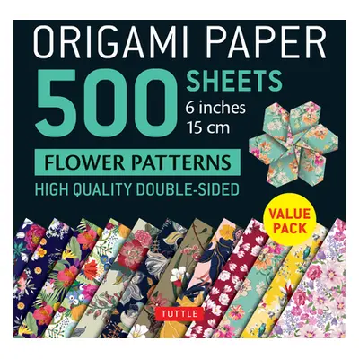 "Origami Paper 500 Sheets Flower Patterns 6