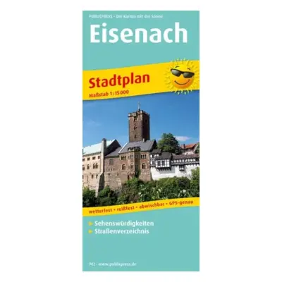 "Eisenach" - "" ("")(Sheet map, folded)