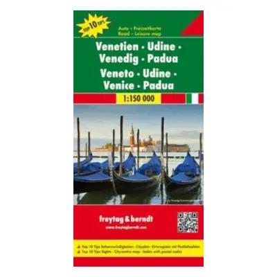 "Veneto - Udine - Venice - Padua Road Map 1:150 000" - "" ("")(Sheet map, folded)