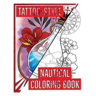 "Tattoo-Style nautical coloring book" - "" ("Barnes Clinton")(Paperback)