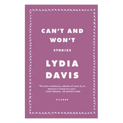 "Can't and Won't: Stories" - "" ("Davis Lydia")(Paperback)