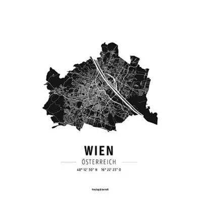 "Vienna, design poster" - "" ("")(Sheet map, folded)