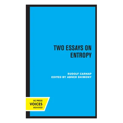 "Two Essays on Entropy" - "" ("Carnap Rudolf")(Paperback)