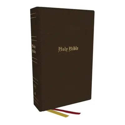 "KJV Holy Bible, Super Giant Print Reference Bible, Brown, Bonded Leather, 43,000 Cross Referenc