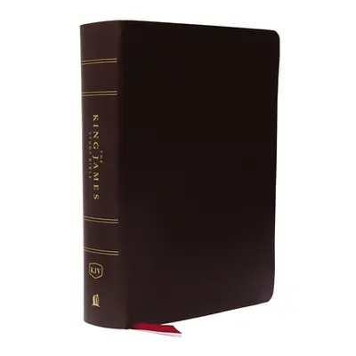 "The King James Study Bible, Bonded Leather, Burgundy, Indexed, Full-Color Edition" - "" ("Thoma