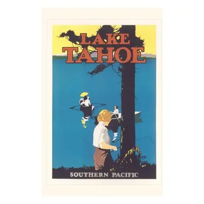 "Vintage Journal Travel Poster for Lake Tahoe" - "" ("Found Image Press")(Paperback)