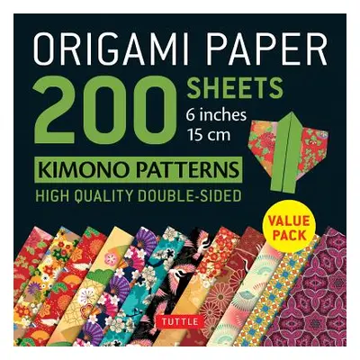 "Origami Paper 200 Sheets Kimono Patterns 6