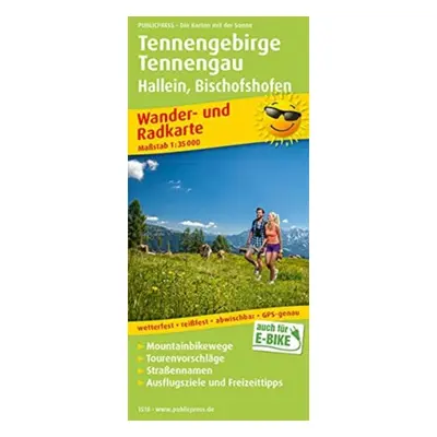 "Tennengebirge - Tennengau, hiking and cycling map 1:35,000" - "" ("")(Sheet map, folded)