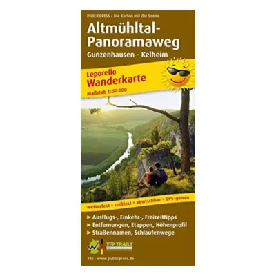 "Altmuhltal panorama trail, hiking map 1:50,000" - "" ("")(Sheet map, folded)