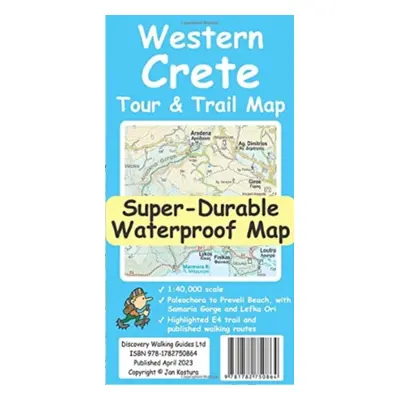 "Western Crete Tour & Trail Super-Durable Map" - "" ("Kostura Jan")(Paperback / softback)