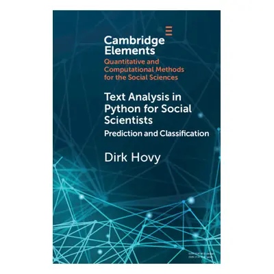 "Text Analysis in Python for Social Scientists" - "" ("Hovy Dirk")(Paperback)