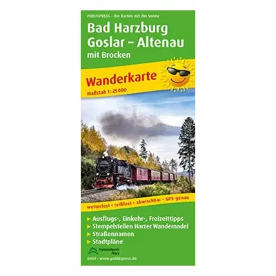 "Bad Harzburg - Goslar - Altenau, hiking map 1:25,000" - "" ("")(Sheet map, folded)