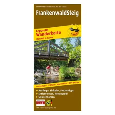 "Frankenwaldsteig, hiking map 1:35,000" - "" ("")(Sheet map, folded)