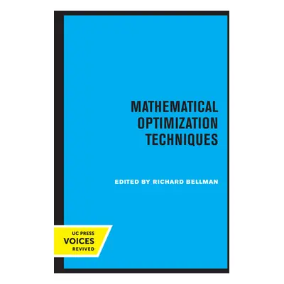 "Mathematical Optimization Techniques" - "" ("Bellman Richard")(Paperback)