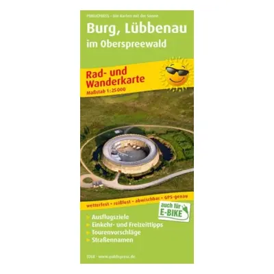 "Burg, Lubbenau in the Oberspreewald, cycling and hiking map 1:25,000" - "" ("")(Sheet map, fold