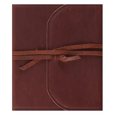 "ESV Single Column Journaling Bible (Brown, Flap with Strap)" - "" ("")(Leather)