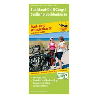 "Fischland-Darss-Zingst, southern Bodden coast, cycling and hiking map 1:50,000" - "" ("")(Sheet