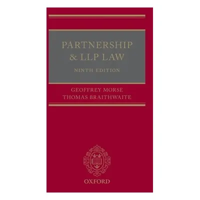 "Partnership and Llp Law" - "" ("Morse Geoffrey")(Pevná vazba)