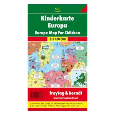 "Children'S Map Europe Map Provided with Metal Ledges/Tube 1:3 700 000" - "" ("")(Sheet map, fol