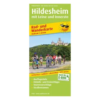 "Hildesheim with Leine and Innerste, cycling and hiking map 1:50,000" - "" ("")(Sheet map, folde