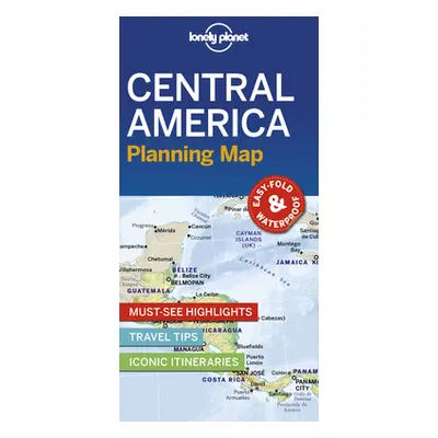 "Lonely Planet Central America Planning Map 1" - "" ("Lonely Planet")(Folded)