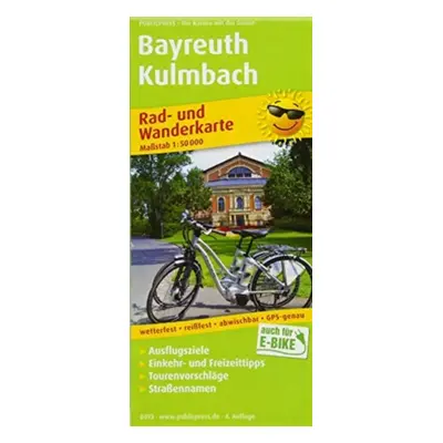 "Bayreuth - Kulmbach, cycling and hiking map 1:50,000" - "" ("")(Sheet map, folded)