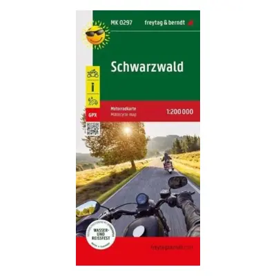 "Black Forest (Schwarzwald), Motorcycle map 1:200.000" - "" ("Freytag Berndt")(Sheet map, folded