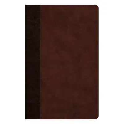 "ESV Large Print Thinline Reference Bible (Trutone, Brown/Walnut, Timeless Design)" - "" ("")(Le