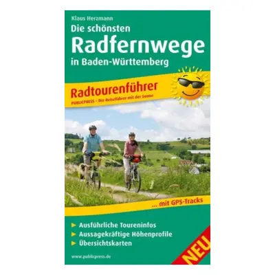 "most beautiful long-distance cycle paths in Baden-Wurttemberg" - "" ("")(Sheet map, folded)