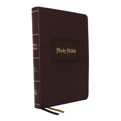 "Kjv, Personal Size Large Print Reference Bible, Vintage Series, Leathersoft, Brown, Red Letter,