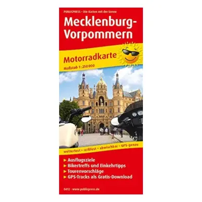 "Mecklenburg-Vorpommern" - "" ("")(Sheet map, folded)