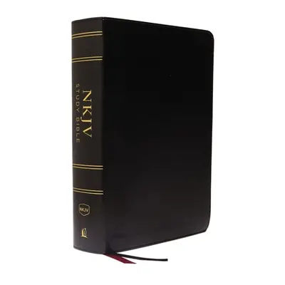 "NKJV Study Bible, Imitation Leather, Black, Full-Color, Comfort Print: The Complete Resource fo