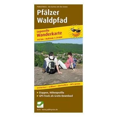 "Palatinate Forest Path, hiking map 1:25,000" - "" ("")(Sheet map, folded)