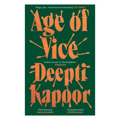 "Age of Vice" - "'The story is unputdownable . . . This is how it's done when it's done exactly 