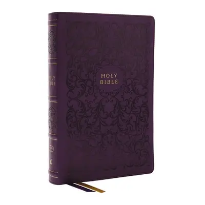 "KJV Holy Bible, Center-Column Reference Bible, Leathersoft, Purple, 73,000+ Cross References, R